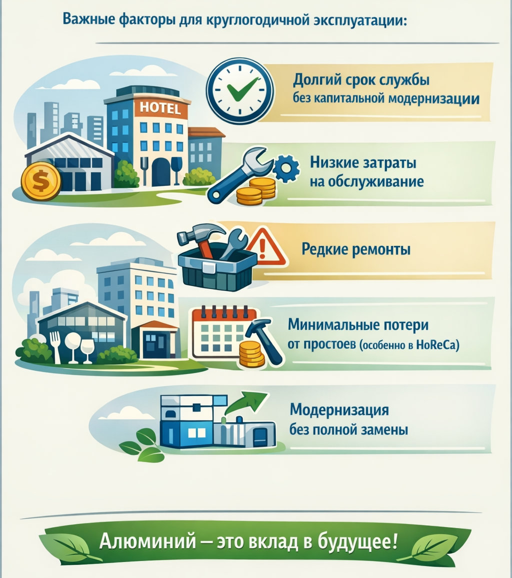 Экономика решения: почему алюминий выгоднее на дистанции