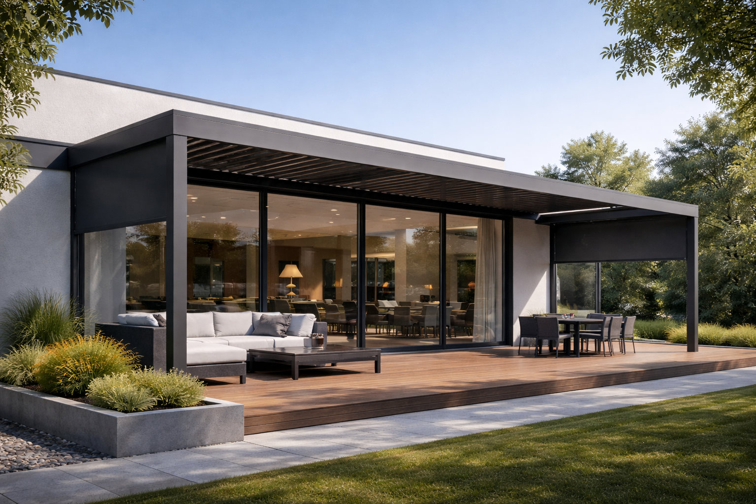 Дом с панорамами