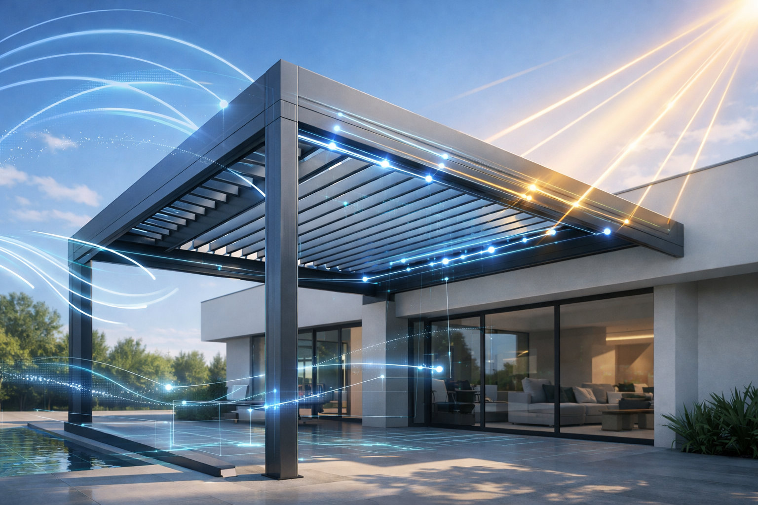 Тренды 2026–2027: какой будет пергола для круглогодичного использования