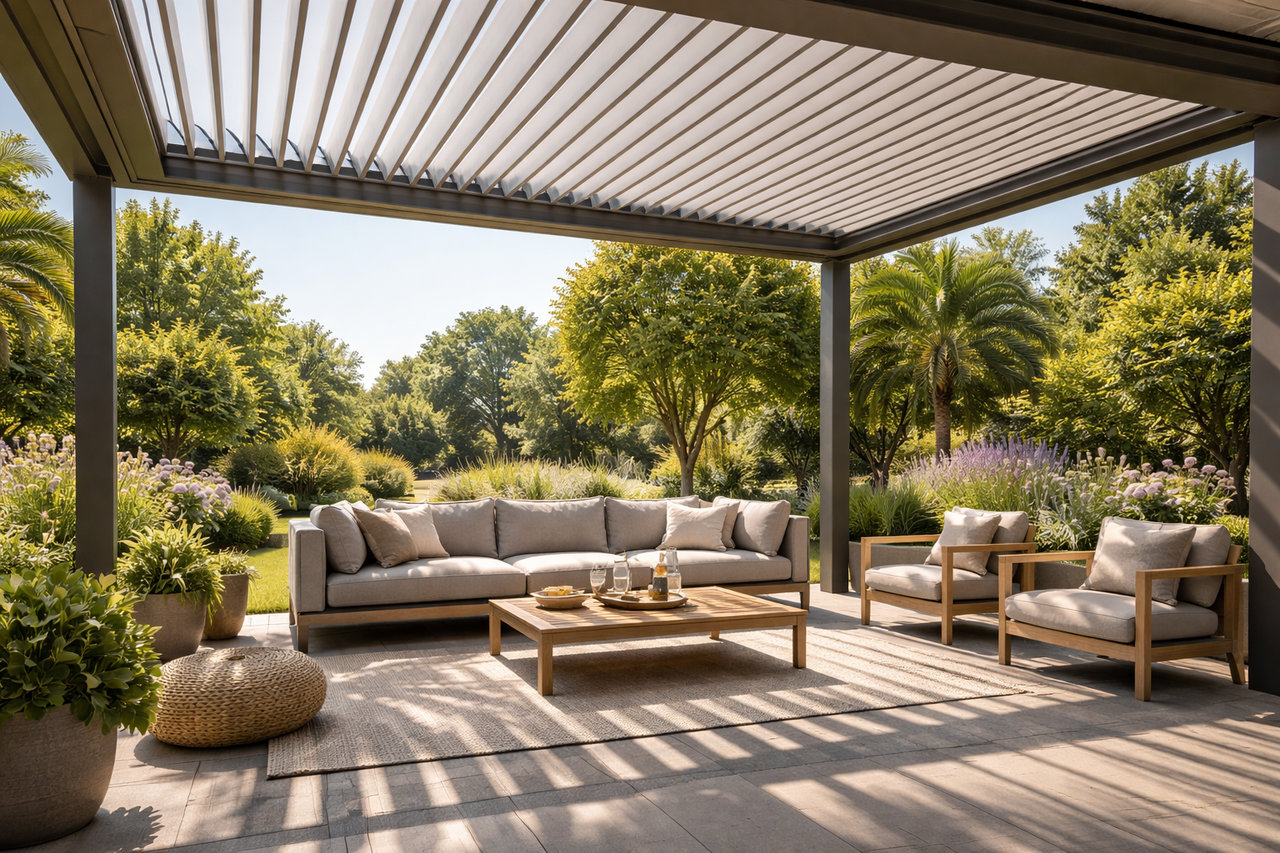 Что такое биоклиматическая пергола