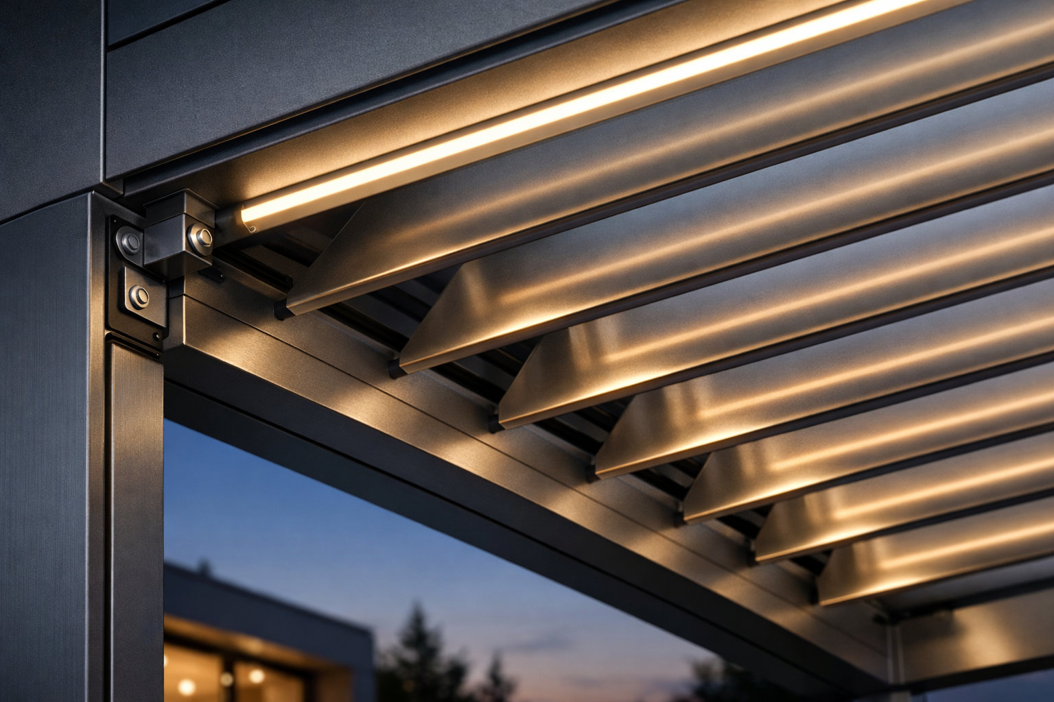 Типы светодиодных систем для пергол