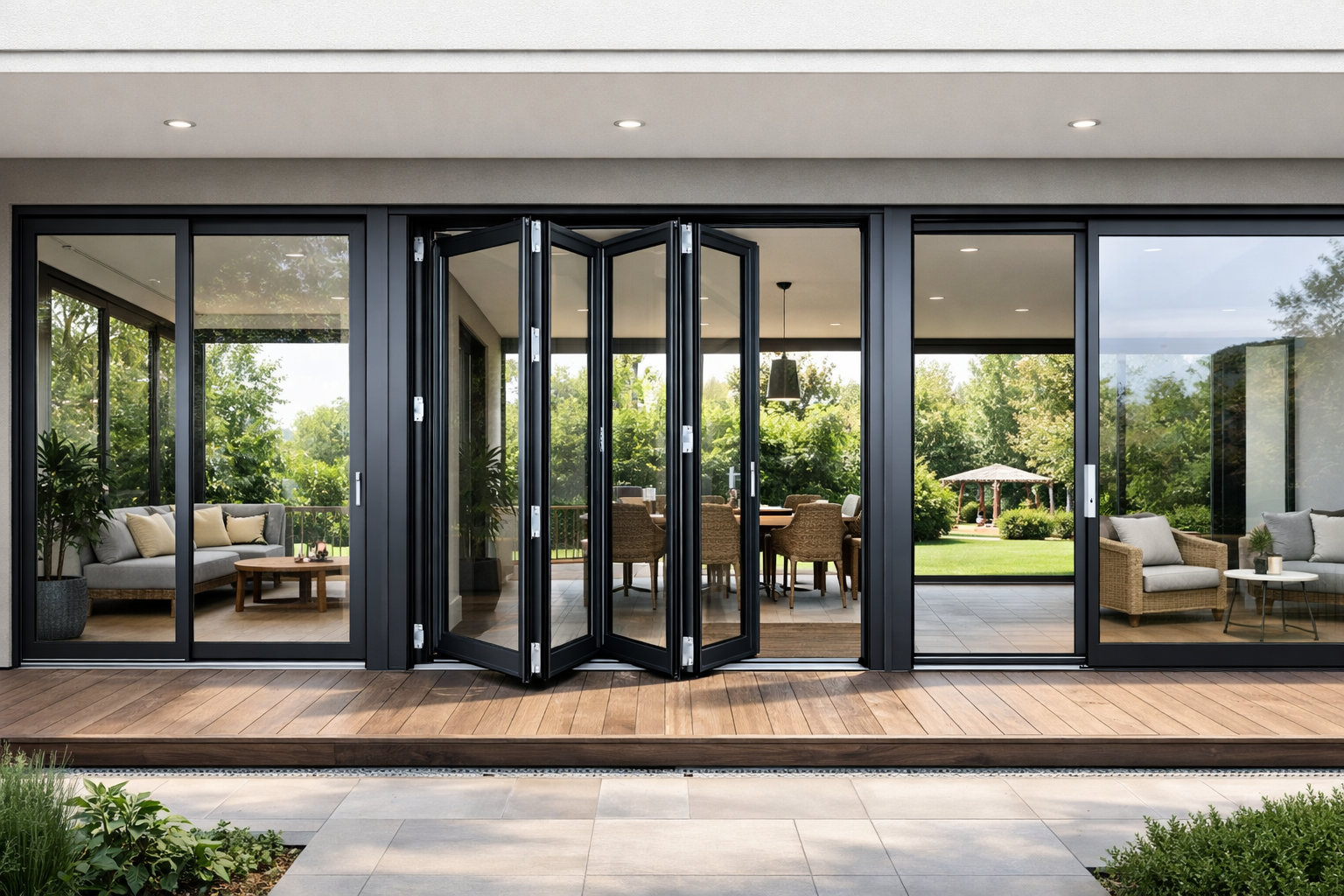 Раздвижные системы для террас: как устроены современные решения