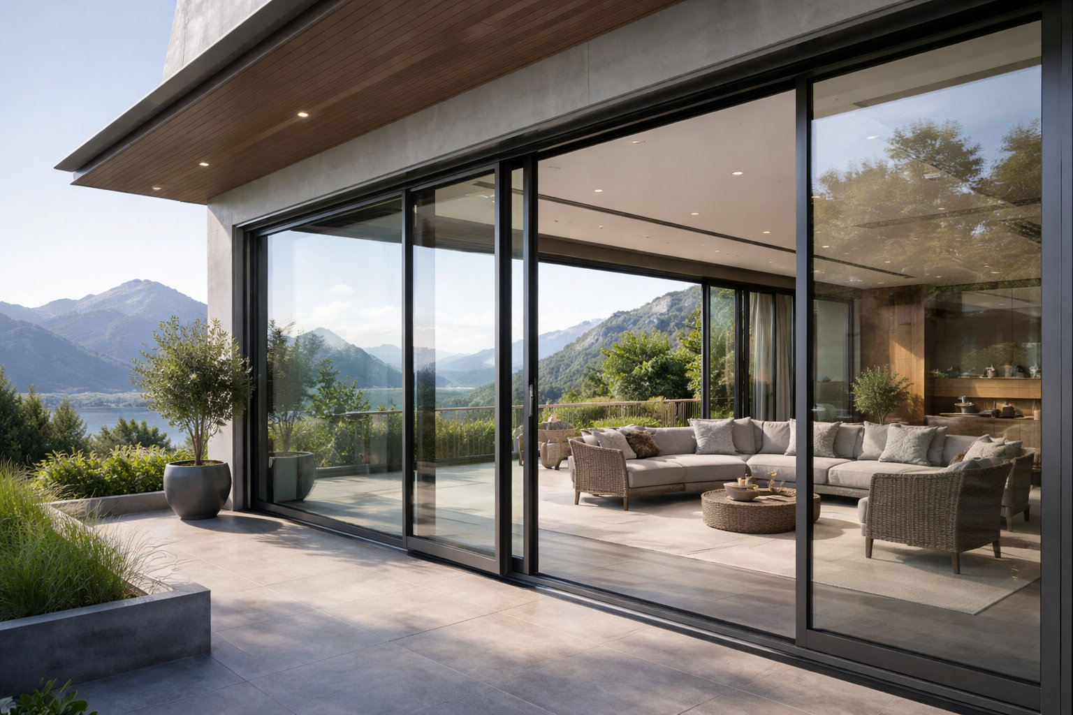 Система LIFT: подъемное остекление высокой герметичности