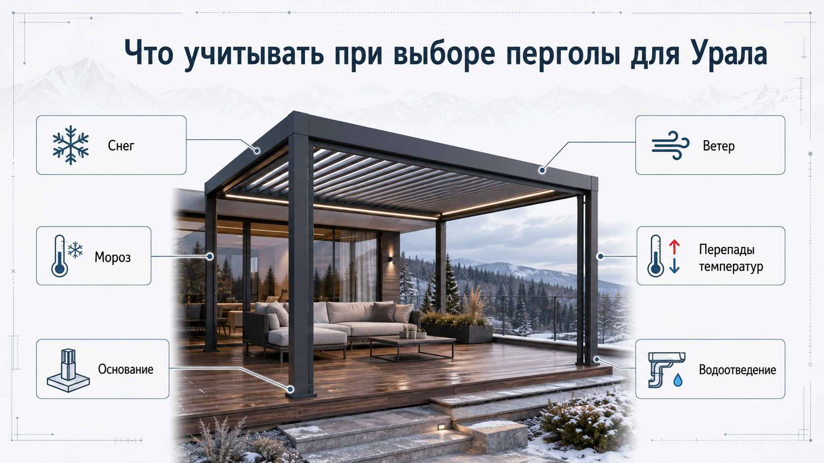 Какие климатические нагрузки нужно учитывать