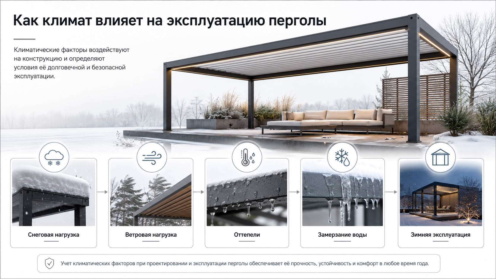 Водоотведение при морозах и оттепелях