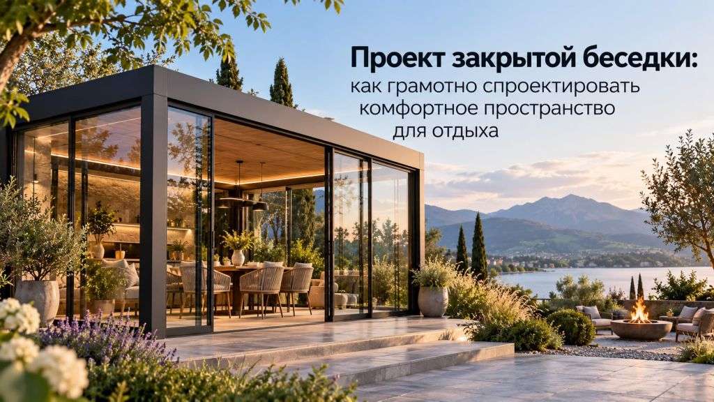 Проект закрытой беседки: как создать комфортное пространство для отдыха