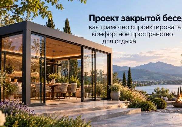 Проект закрытой беседки: как создать комфортное пространство для отдыха